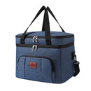 Axyaa Double Layers Tote Cooler Lunch Bag for Travel & Picnic, Large Capacity, Shoulder Strap