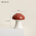 Axyaa Mushroom Shape Ceramic Flower Vase | Handmade Hydroponic Home Decor