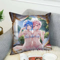 Axyaa 45x45 Cushions Covers for Bed Pillows, Sofa Anime Body Home Decor