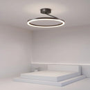 Axyaa Nordic LED Ring Chandelier Light for Bedroom and Living Room