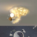Axya Rocket Astronaut Cloud LED Ceiling Light for Kids Bedroom & Study