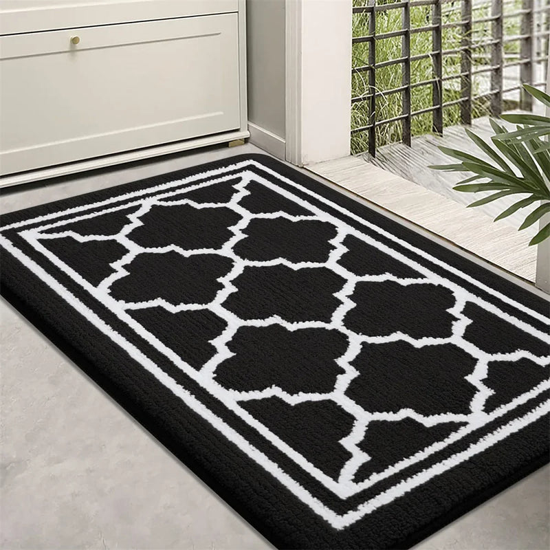 Axyaa Low-Profile Indoor Entry Doormat 80x120 - Non-Slip Absorbent Washable Rug
