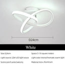 Axyaa Nordic Double Circle LED Lights for Home Indoor Decor