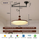 Axyaa Medieval Rocker Arm Chandelier for Dining Table | Retro French Style Light