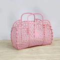 Axyaa Summer Shopping Handbag: Large-capacity Hollow Organizer for Home Laundry Storage