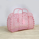 Axyaa Summer Shopping Handbag: Large-capacity Hollow Organizer for Home Laundry Storage