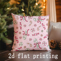 Christmas Pattern Rectangle Pillowcase for Sofa Bedroom Car Pillow Cover by Axyaa