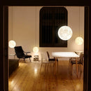 Axyaa Nordic Moon Chandelier for Children's Room | 3D Printed Planet Small Lamp