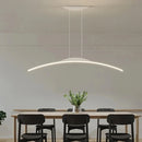 Axyaa Modern Black LED Chandelier for Dining Living Kitchen Bar Bedroom