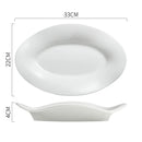 Axyaa Irregular Fish Plate for Molecular Cuisine Restaurant Tableware