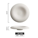 Axyaa Ceramic Western Food Plate Set for Steaks, Desserts, and Salads