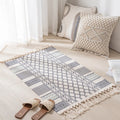 Axyaa Nordic Tassel Moroccan Area Rug for Home Living Room Bedroom décor