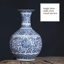 Blue & White Porcelain Vase | Axyaa Classical Table Ornaments | Jingdezhen Home Decor