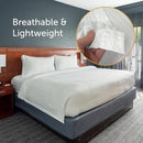 Axyaa Queen Size Cotton Blend Bedspread | Lightweight & Breathable Ripple Design