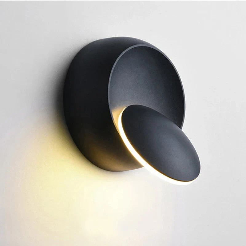 Axyaa Rotatable LED Wall Lamp for Living Room & Bedroom - Modern, 5W