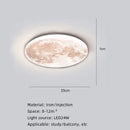 Nordic Moon Ceiling Light by Axyaa: Modern LED Bedroom Lamp for Home Decor, Aisle, and Balcony