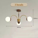 Axyaa French Medieval Walnut Chandelier for Home, Restaurant & Bedroom