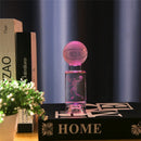 Axya Stained Glass Basketball Table Lamp for Bedroom Decor