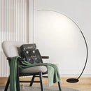 Axyaa Minimalist LED Floor Lamp with Remote Control Dimming, Nordic Ins Style