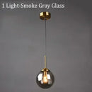 Axyaa Glass Ball LED Pendant Chandelier for Home Lighting Decoration