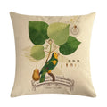 Axyaa Parrot Leaf Fruit Linen Pillow Cover 45*45cm