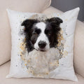 Axyaa Watercolor Dog Pillow - Cozy Pet Animal Pillow for Home Sofa