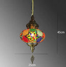 Axyaa Handmade Mosaic Glass Pendant Light for Bedroom, Bar, Kitchen Island