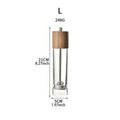 Axyaa Wooden & Acrylic Grinder: Multifunctional Manual Pepper Mill & Salt Crusher