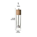 Axyaa Wooden & Acrylic Grinder: Multifunctional Manual Pepper Mill & Salt Crusher
