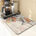 Axyaa Birds Printed Kitchen Coasters Set