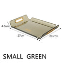 Axyaa Decorative Plastic Tray Serving Organizer Bread Box Home Decoration