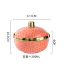 Axyaa Ceramic Stew Pot with Lid & Steamer, Instant Noodle Bowl & Egg Steamer