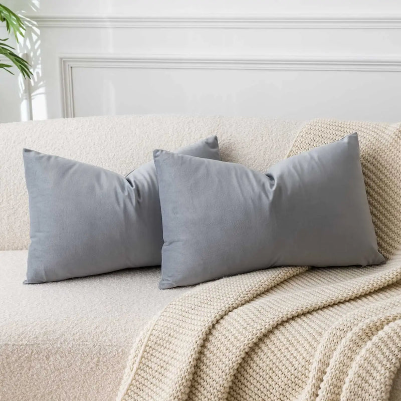 Axyaa Velvet Cushion Cover 30x50cm: Soft & Cozy Nordic Home Decor for Living Room