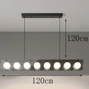 Axyaa Modern Pendant Chandelier for Dining Room, LED Ceiling Light for Living Room