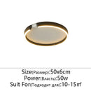 Axyaa Rose Gold LED Ceiling Light - Modern Ring Design for Home Lighting