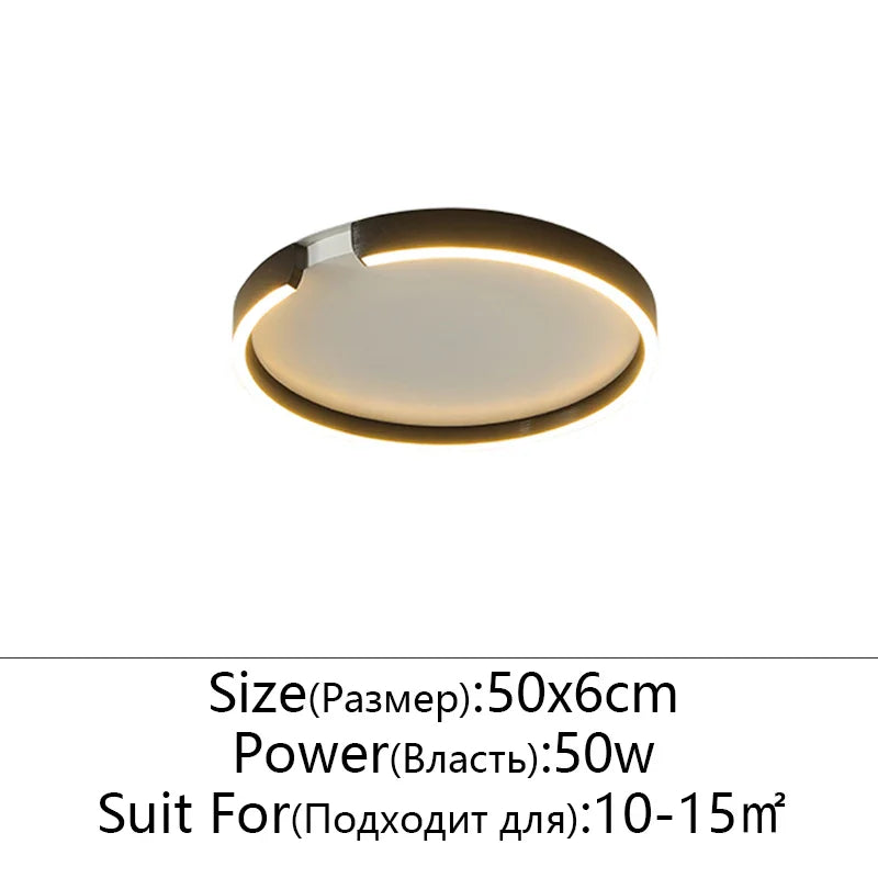 Axyaa Rose Gold LED Ceiling Light for Home Lighting in Living Room, Bedroom, Study Room