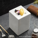 Axya White Ceramic High Foot Plate Stand Collection