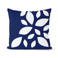Axyaa Navy Blue Geometric Cushion Cover - Decorative Sofa Pillowcase