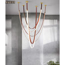 Axyaa Minimalist Duplex Staircase Chandelier - Modern, Creative Designer Lighting