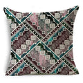 Axyaa Ramadan Vintage Ethnic Pattern Cushion Cover 45x45cm Linen Pillow Case
