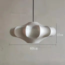 Axyaa Japanese Style Silk Lantern Pendant Lamp in Dark Bronze for Home and Restaurant Lighting.