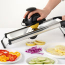 Axyaa Adjustable Stainless Steel Vegetable Slicer, Multi-function Cutting Tool