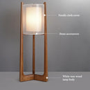 Axyaa Triangle Wood Stand Japanese Floor Lamp for Stylish Home Décor