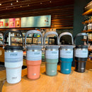 Axyaa Stainless Steel Thermal Coffee Cup Double Insulation Large Capacity Water Bottle