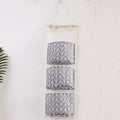 Axyaa Hanging Storage Organizer - 3 Pockets Waterproof Wall Mounted Closet Sundries Bag