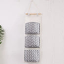 Axyaa Hanging Storage Organizer - 3 Pockets Waterproof Wall Mounted Closet Sundries Bag
