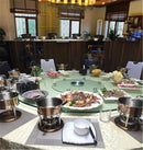 Axya Stainless Steel Mini Hot Pot Stove - Portable Outdoor Gas Boiler