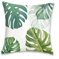 Axyaa Tropical Leaf Pattern Throw Pillow Covers for Sofa, Bedroom, Car