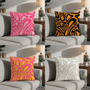 Axyaa Abstract Pattern Pillow Covers for Home Decor - Sofa, Bedroom, Car