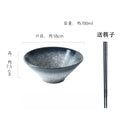 Axyaa Ramen Soup Salad Dessert Sashimi Bowl Set - Retro Japanese Ceramic Bowls